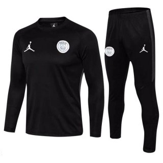 JORDAN Survetement Enfant Paris Saint Germain 2018 2019 Blanc Noir Marine Pas Cher