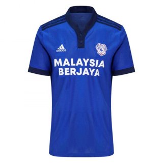 Thailande Maillot Cardiff City Domicile 2021 2022 Bleu Pas Cher