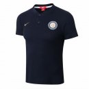 Polo Inter Milan 2018 2019 Bleu Marine Pas Cher