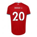 Maillot Liverpool NO.20 Diogo Jota Domicile 2020 2021 Rouge Pas Cher