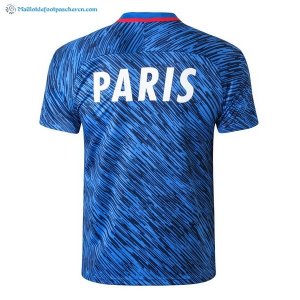 Entrainement Paris Saint Germain Ensemble Complet 2017 2018 Bleu Rouge Pas Cher