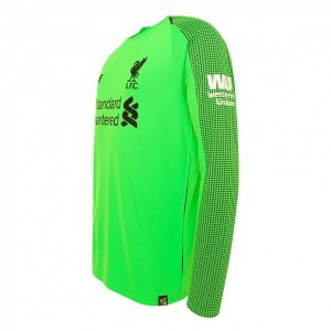 Maillot Liverpool Exterieur Manga Larga Gardien 2018 2019 Vert Pas Cher