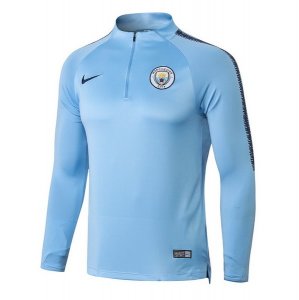 Survetement Manchester City 2018 2019 Bleu Noir Pas Cher