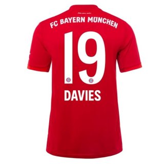 Maillot Bayern Munich NO.19 Davies Domicile 2019 2020 Rouge Pas Cher Maillot Bayern Munich NO.19 Davies Domicile 2019 2020 Rouge Pas Cher