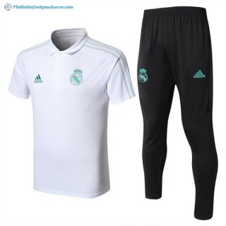 Polo Real Madrid Ensemble Complet 2017 2018 Blanc Pas Cher Polo Real Madrid Ensemble Complet 2017 2018 Blanc Pas Cher