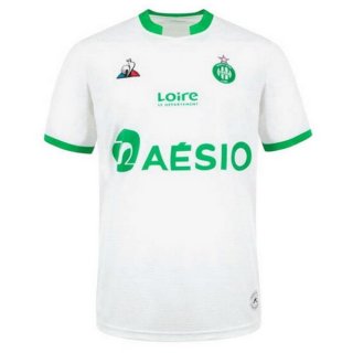 Thailande Maillot Saint étienne Exterieur 2020 2021 Blanc Pas Cher