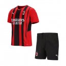 Maillot AC Milan Domicile Enfant 2021 2022 Rouge