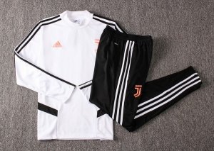 Survetement Enfant Juventus 2019 2020 Blanc Noir Rose Pas Cher