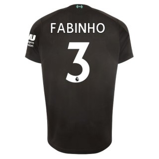 Maillot Liverpool NO.3 Fabinho Third 2019 2020 Noir Pas Cher Maillot Liverpool NO.3 Fabinho Third 2019 2020 Noir Pas Cher