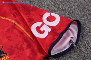 Maillot Rugby Espagne Domicile 2017 2018 Rouge Pas Cher