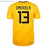 Maillot Belgica Exterieur Casteels 2018 Jaune Pas Cher