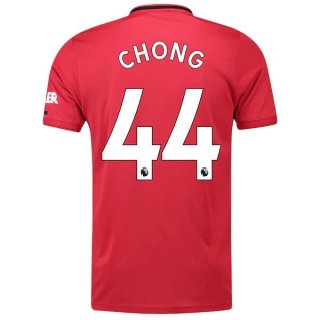Maillot Manchester United NO.44 Chong Domicile 2019 2020 Rouge