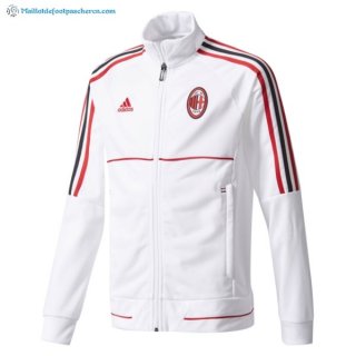 Veste AC Milan 2017 2018 Blanc Pas Cher