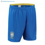 Pantalon Brésil Domicile 2018 Bleu Pas Cher