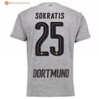 Maillot Borussia Dortmund Third Sokratis 2017 2018 Pas Cher