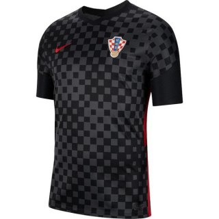 Thailande Maillot Croatie Exterieur 2020 Noir Pas Cher