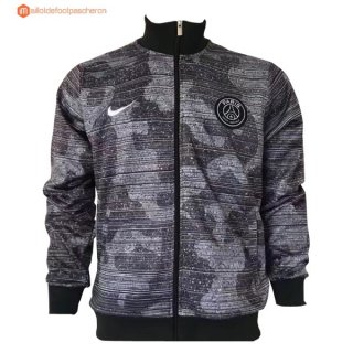 Veste Paris Saint Germain 2017 2018 Gris Clair Pas Cher