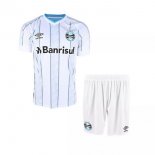 Maillot Grêmio FBPA Exterieur Enfant 2020 2021 Blanc Pas Cher