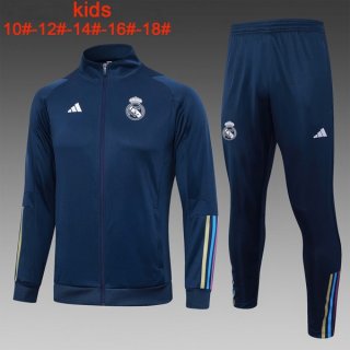 Enfant Survetement Real Madrid 2024 Bleu 2 Enfant Survetement Real Madrid 2024 Bleu 2