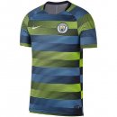 Maillot Entrainement Manchester City 2018 2019 Bleu Vert Pas Cher