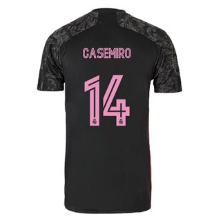 Maillot Real Madrid Third NO.14 Casemiro 2020 2021 Noir Pas Cher