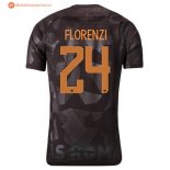 Maillot AS Roma Third Florenzi 2017 2018 Pas Cher