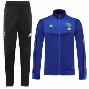 Survetement Enfant Manchester United 2019 2020 Bleu Marine Pas Cher