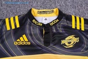 Maillot Rugby Hurricanes Domicile 2017 2018 Jaune Pas Cher