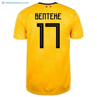 Maillot Belgica Exterieur Benteke 2018 Jaune Pas Cher Maillot Belgica Exterieur Benteke 2018 Jaune Pas Cher