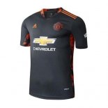 Thailande Maillot Manchester United Domicile Gardien 2020 2021 Gris Pas Cher