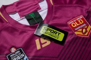 Maillot QLD Maroons 2018 Rouge Pas Cher