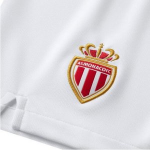 Pantalon AS Monaco Domicile 2018 2019 Blanc Pas Cher