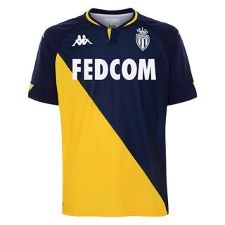 Thailande Maillot AS Monaco Exterieur 2020 2021 Jaune Pas Cher