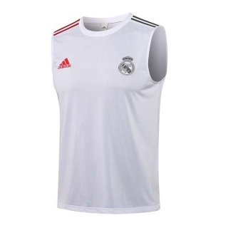 Maillot Real Madrid Sans Manches 2022 Blanc Maillot Real Madrid Sans Manches 2022 Blanc