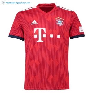 Thailande Maillot Bayern Munich Domicile 2018 2019 Rouge Pas Cher