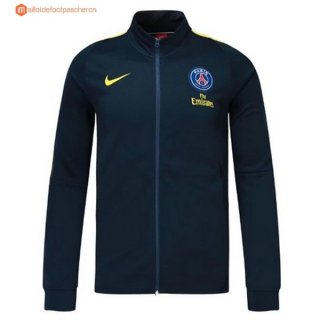 Veste Paris Saint Germain 2017 2018 Bleu Marine Pas Cher Veste Paris Saint Germain 2017 2018 Bleu Marine Pas Cher