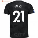 Maillot Manchester City Third Silva 2017 2018 Pas Cher