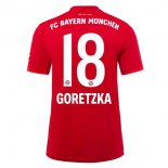 Maillot Bayern Munich NO.18 Goretzka Domicile 2019 2020 Rouge Pas Cher