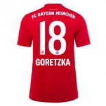 Maillot Bayern Munich NO.18 Goretzka Domicile 2019 2020 Rouge Pas Cher