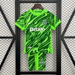Maillot Sporting Lisbon Gardien Enfant 2025 2026 Vert