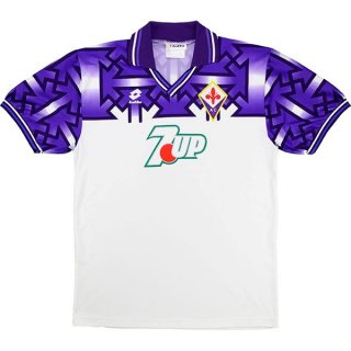 Maillot Fiorentina Exterieur Retro 1992 1993 Blanc Pas Cher