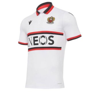 Thailande Maillot Nice Exterieur 2020 2021 Blanc Pas Cher Thailande Maillot Nice Exterieur 2020 2021 Blanc Pas Cher