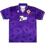 Maillot Fiorentina Lotto Domicile Retro 1992 1993 Purpura Pas Cher