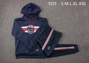 Sweat Shirt Capuche PSG 2022 Bleu Rouge