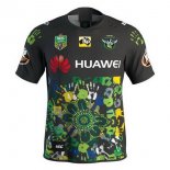 Maillot Canberra Raiders Edición Conmemorativa 2018 Noir Vert Pas Cher