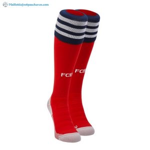 Chaussette Bayern Munich Domicile 2018 2019 Rouge Pas Cher