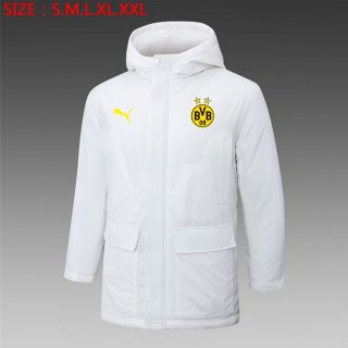 Doudoune Borussia Dortmund 2024 2025 Blanc Doudoune Borussia Dortmund 2024 2025 Blanc