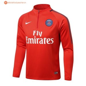 Survetement Paris Saint Germain 2017 2018 Rouge Bleu Pas Cher