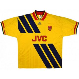 Maillot Arsenal Exterieur Retro 1993 1994 Jaune Pas Cher Maillot Arsenal Exterieur Retro 1993 1994 Jaune Pas Cher