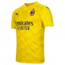 Maillot AC Milan Third Gardien 2020 2021 Jaune Pas Cher